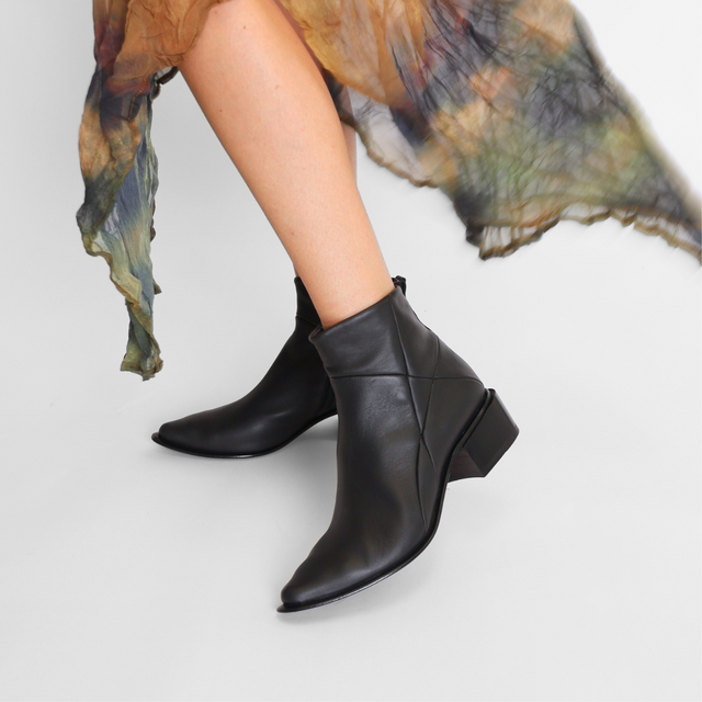 Salice Black Women's Boots I.N.K. Shoes