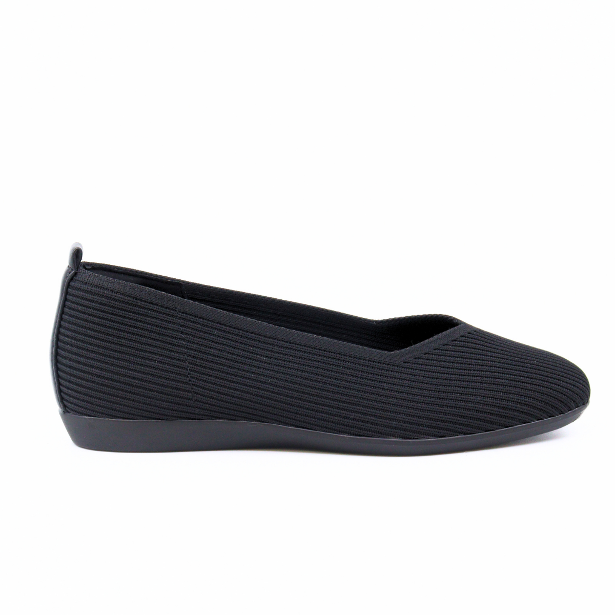 Venus Nero Knit Women's Shoes Flats Bussola    