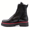 Women's black leather italian luxury KUNI NO LACE BELLA NERO fashion boot by Patrizia Bonfanti
