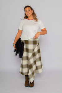 Ashe Checks Indira Skirt Multicolor