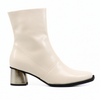 Women's heeled bootie WOW BOOTIE IVORY by ALL BLACK