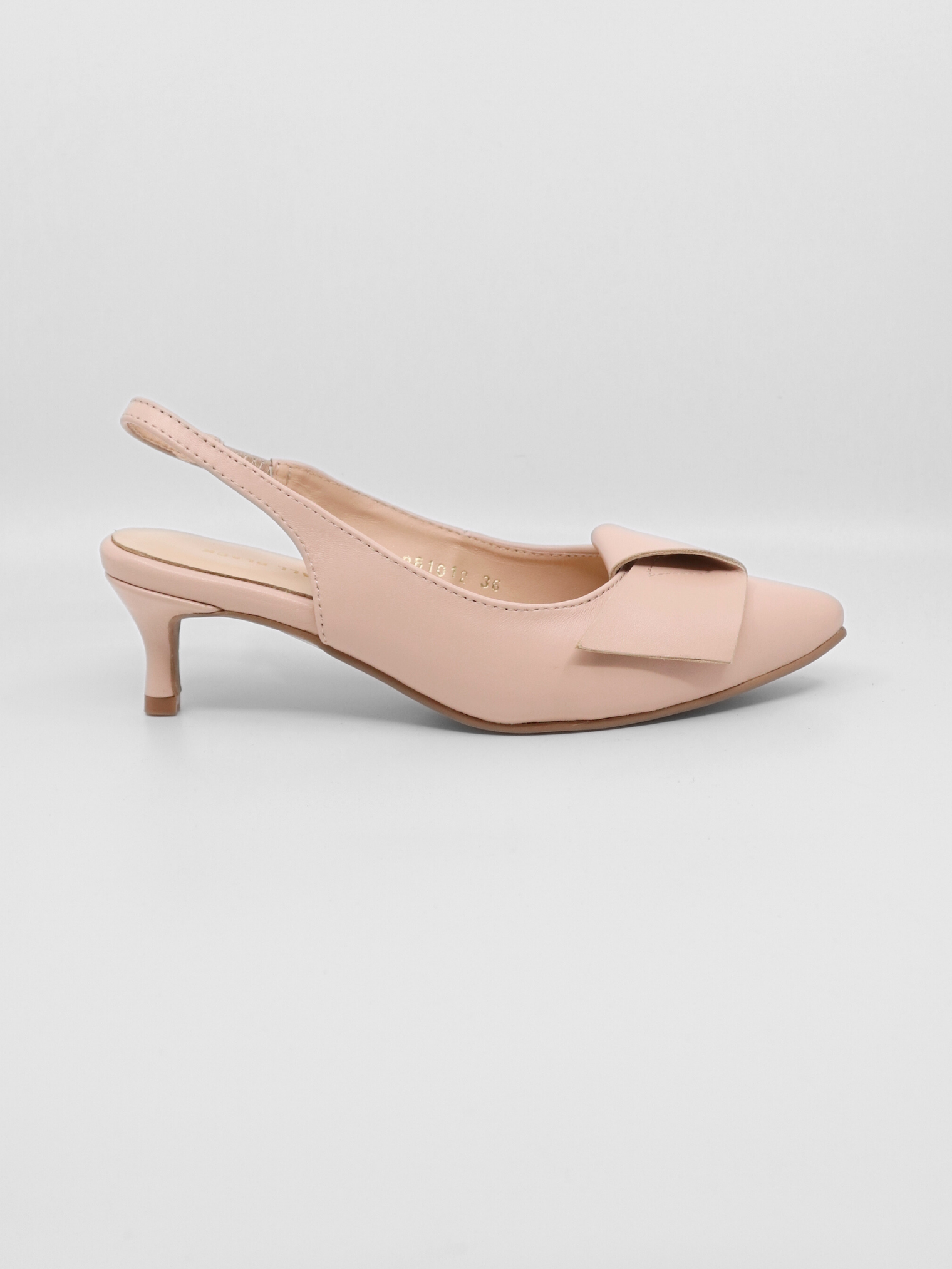 FlatBow Kitten Pink Women's Shoes Heels All Black