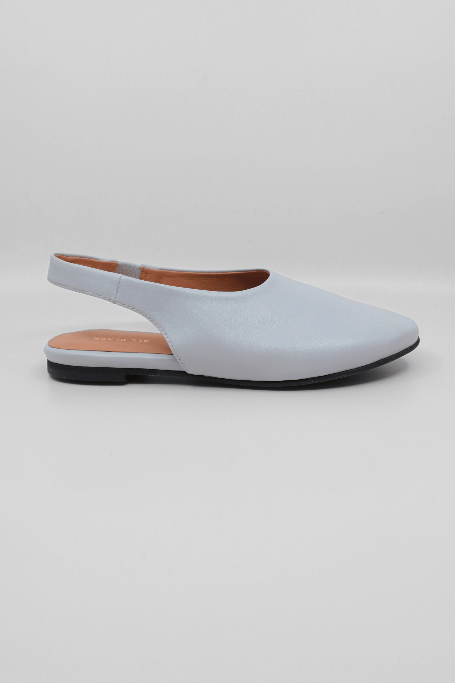 Nu Sling 26 Light Blue Women's Shoes Flats All Black
