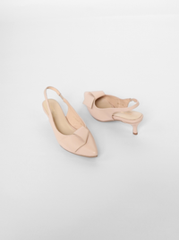 FlatBow Kitten Pink Women's Shoes Heels All Black