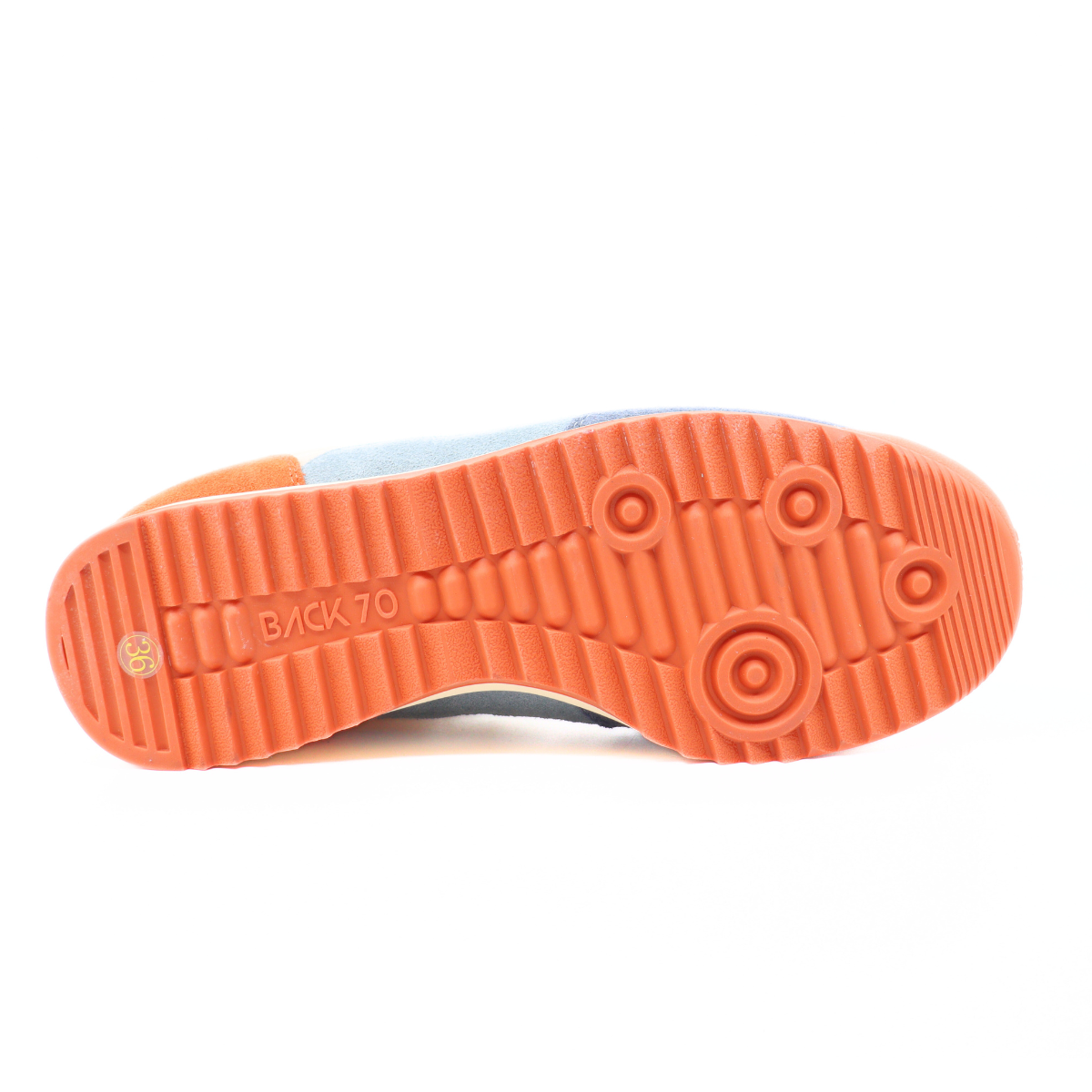 Barkley Jogger Multi Jeans Orange Women's Sneakers Back 70