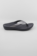 Vicki Pewter Gloss Women's Sandals Aetrex