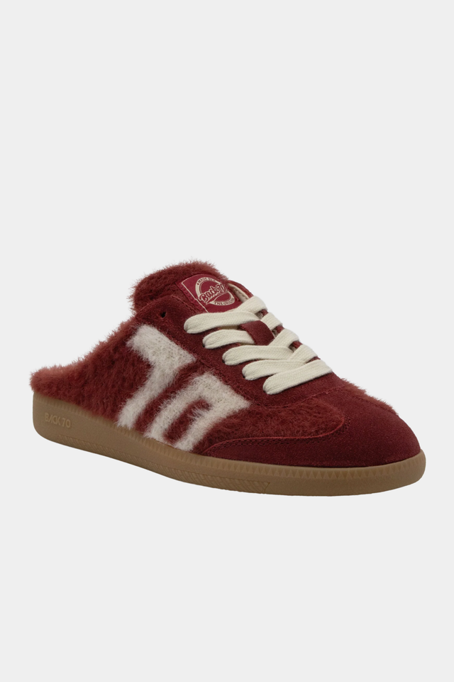 Easter Mohair Wine Beige Women's Sneakers Back 70