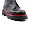 Women's black leather italian luxury KUNI NO LACE BELLA NERO fashion boot by Patrizia Bonfanti