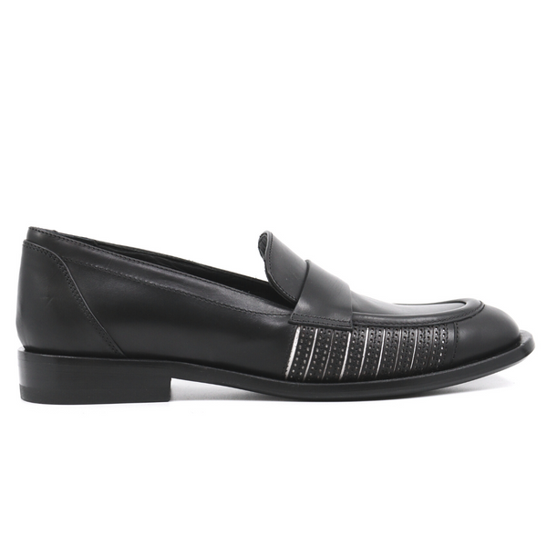 Women's fashion loafer made in Italy DIVER NERO by INK