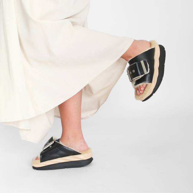 Mellow Laze Oreo Women's Sandals Platforms 4CCCCEES
