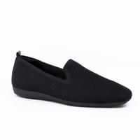 Vista Nero Knit Women's Shoes Flats Bussola    