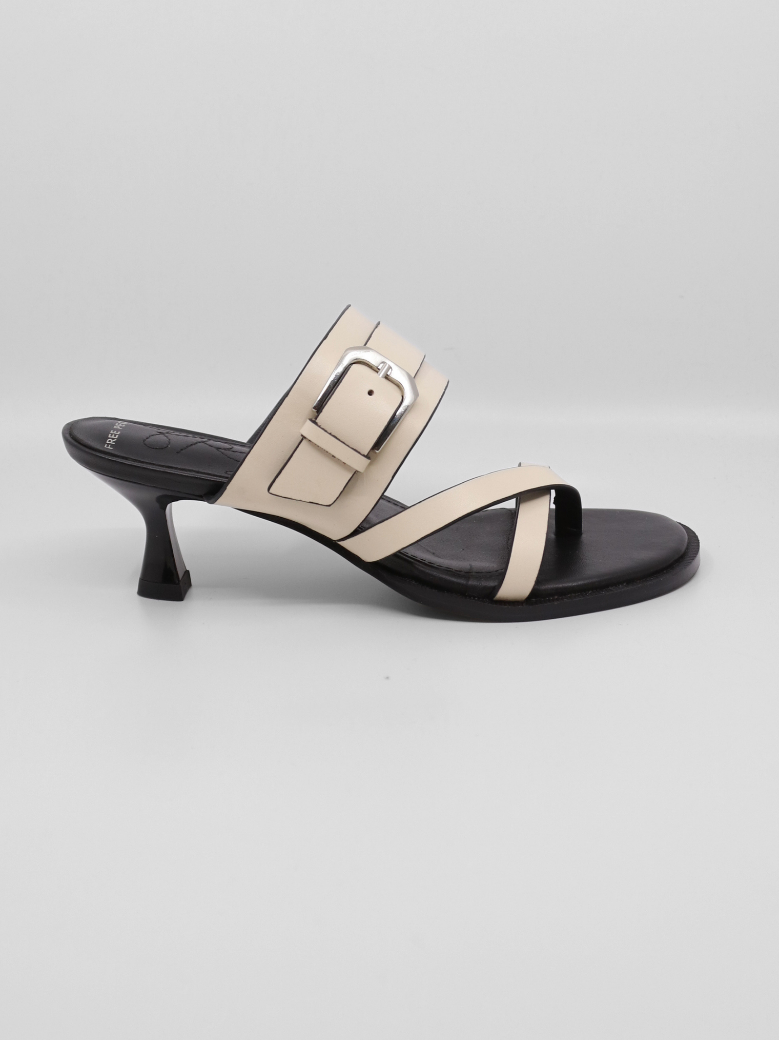 Belted Heel Sandal Bone Leather Women's Sandals Heels Free People
