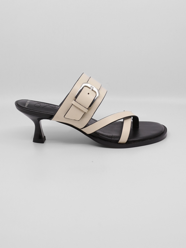 Belted Heel Sandal Bone Leather Women's Sandals Heels Free People