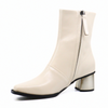 Women's heeled bootie WOW BOOTIE IVORY by ALL BLACK