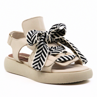 Bowlace Sandal Ivory Women's Sandals All Black    