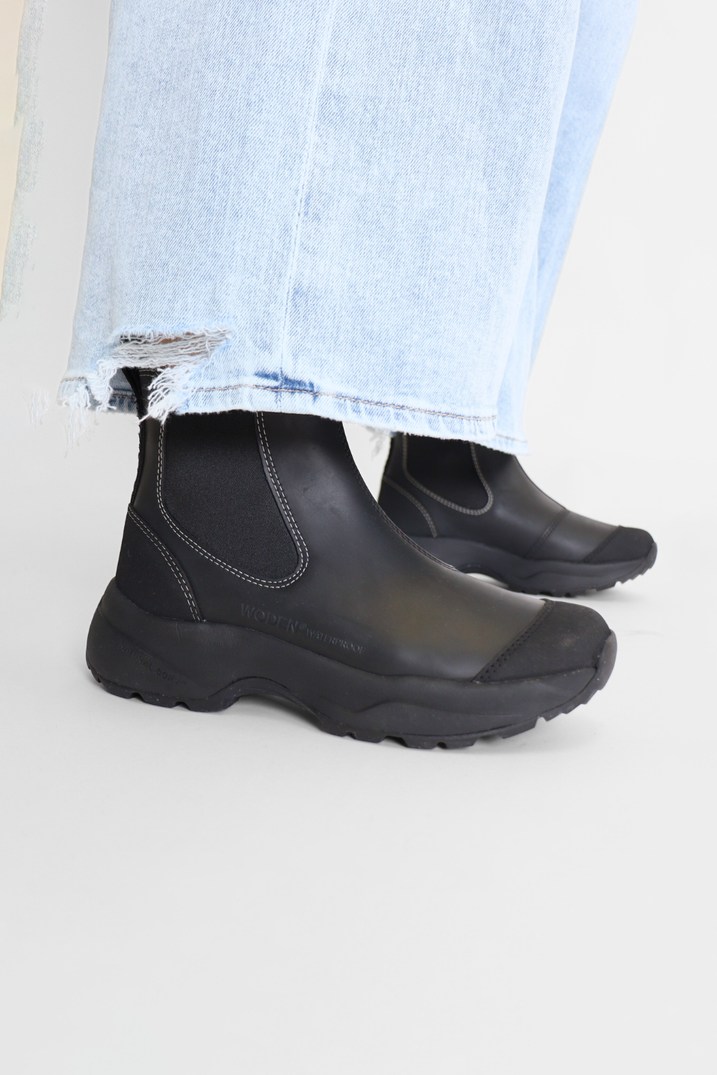 Siri Black Waterproof Women's Boots Woden
