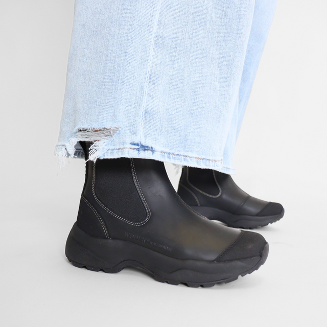 Siri Black Waterproof Women's Boots Woden