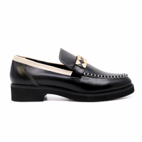 Clip & Stitch Loafer Women's Shoes Loafers All Black    