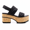 Venice Espiga 14 Black Women's Sandals Platforms Homers    