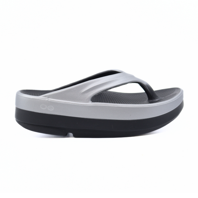 OOmega OOlala Luxe Basalt Women's Sandals Platforms Oofos