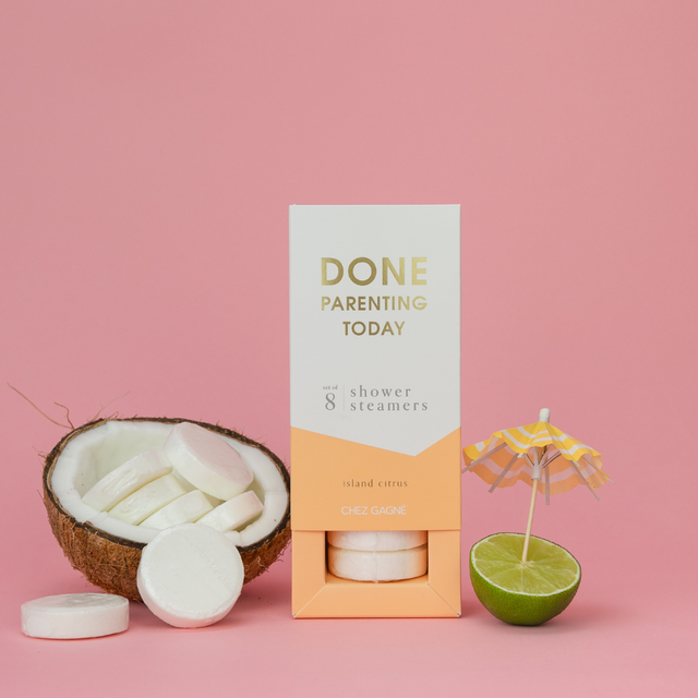 Done Parenting Today Shower Steamers Island Citrus Gifts + Accessories Chez Gagné