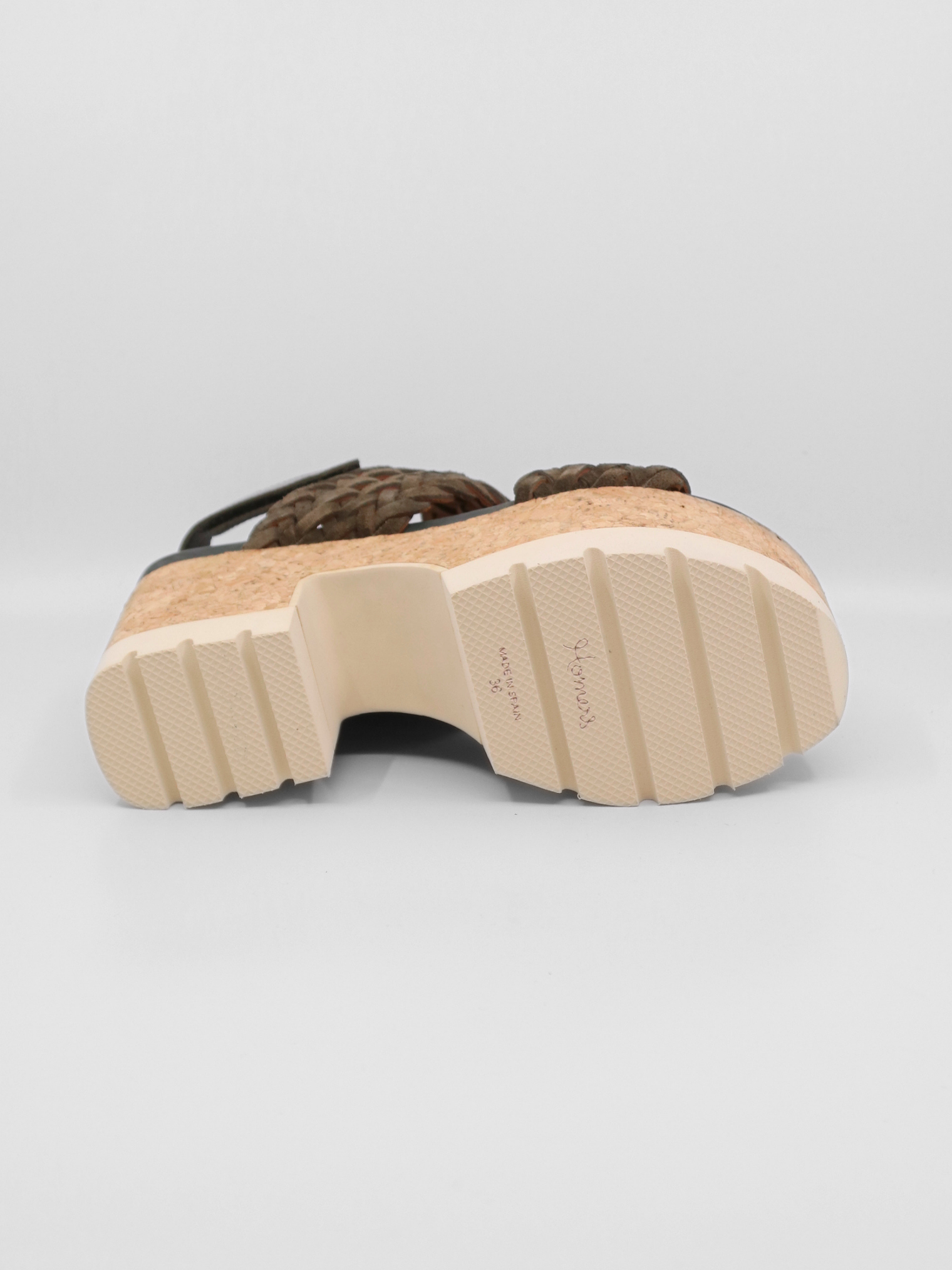 Venice Trenza Suede Muschio Women's Sandals Platforms Homers