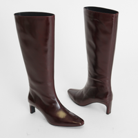 Seville Maroon Women's Boots Heels Intentionally Blank