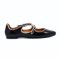Vandam Black Women's Shoes Flats Intentionally Blank
