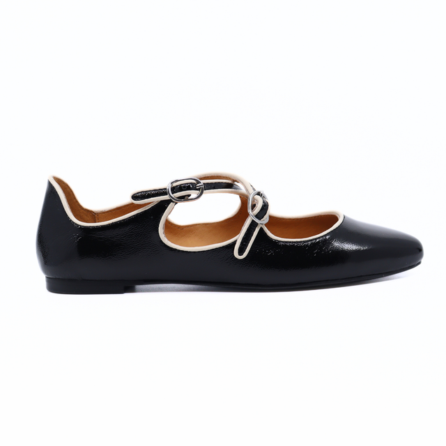 Vandam Black Women's Shoes Flats Intentionally Blank