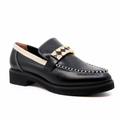 Clip & Stitch Loafer Women's Shoes Loafers All Black    