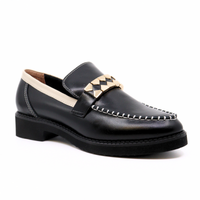 Clip & Stitch Loafer Women's Shoes Loafers All Black    