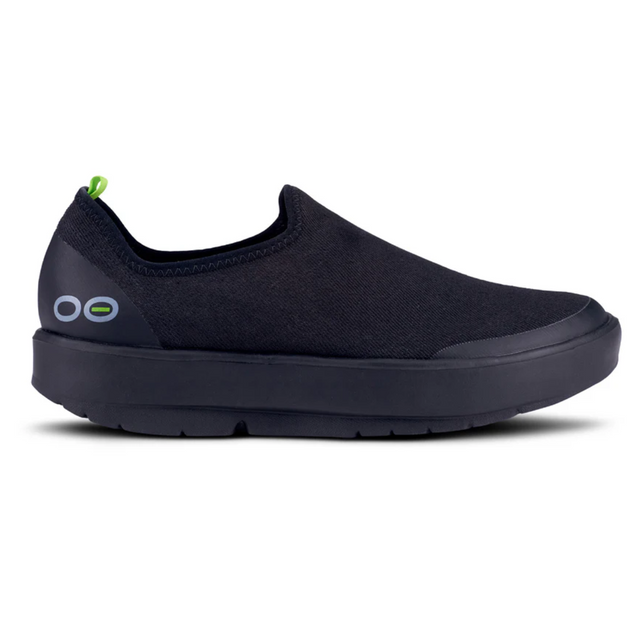 OOMG EZEE SHOE BLACK/BLACK Women's Sneakers Oofos    