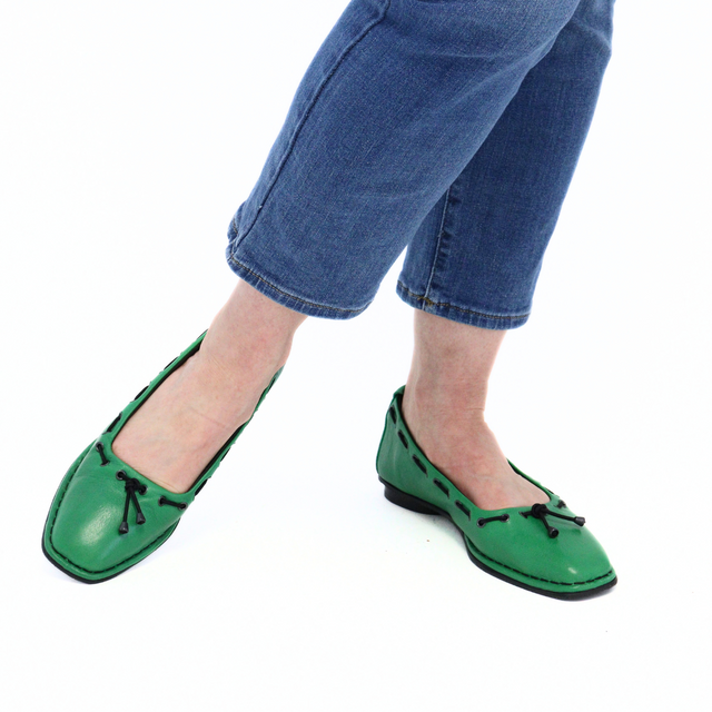 Bapi Green Women's Shoes Flats Fly London    