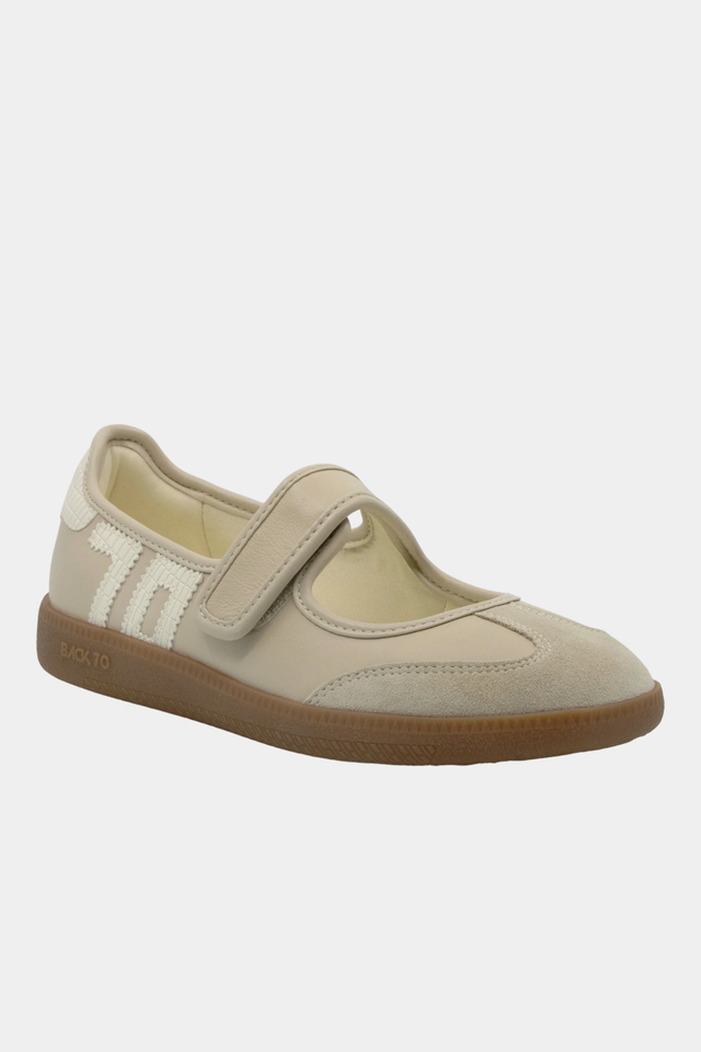 Aya Beige Milk Women's Sneakers Back 70