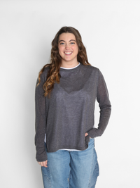 MV Linked Knit Top Black