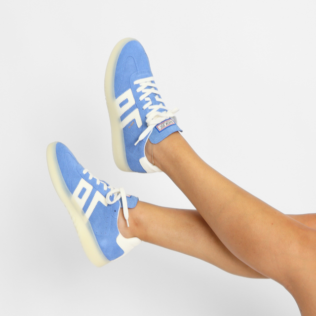 Boston Blue Women's Sneakers Back 70