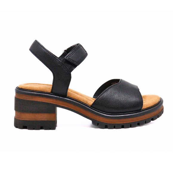 Hallie Black Women's Sandals Salvia    