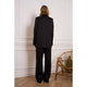 SATIN BLAZER BLACK Women's Outerwear Choklate Paris    