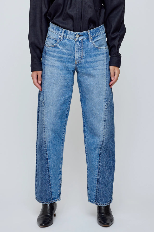 Micco Remake Wide Women's Bottoms Moussy Denim