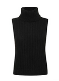 Polly Cashmere Vest Black Women's Tops One Grey Day