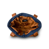 High Note Tote Dark Denim Gifts + Accessories Bags Think Royln