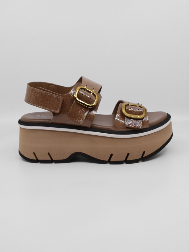 Lucia Reverse Vernice Farro Women's Sandals Platforms Homers