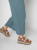 Lucia Reverse Vernice Farro Women's Sandals Platforms Homers