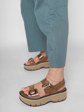 Lucia Reverse Vernice Farro Women's Sandals Platforms Homers