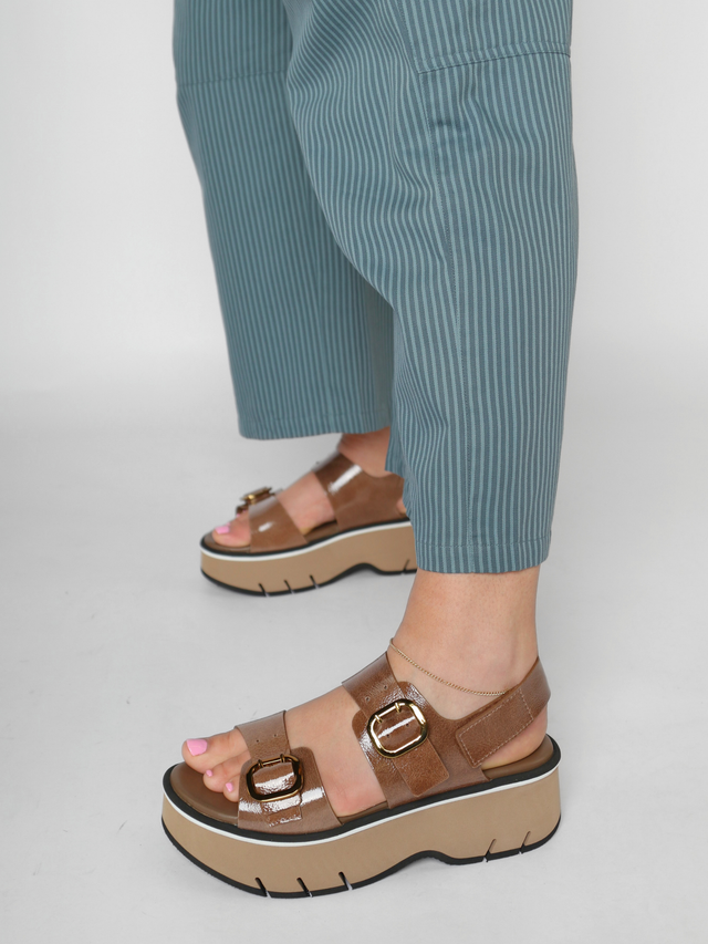 Lucia Reverse Vernice Farro Women's Sandals Platforms Homers