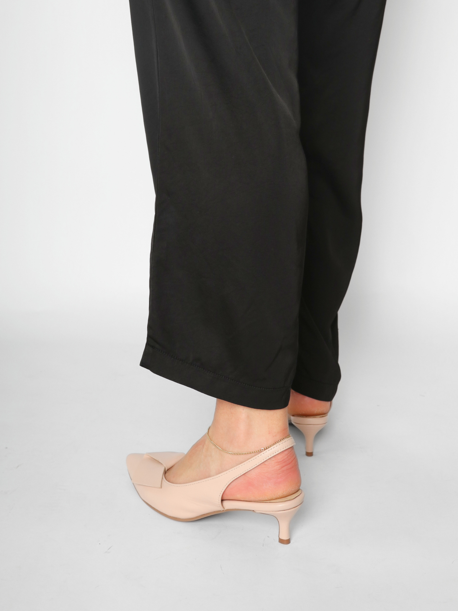 FlatBow Kitten Pink Women's Shoes Heels All Black