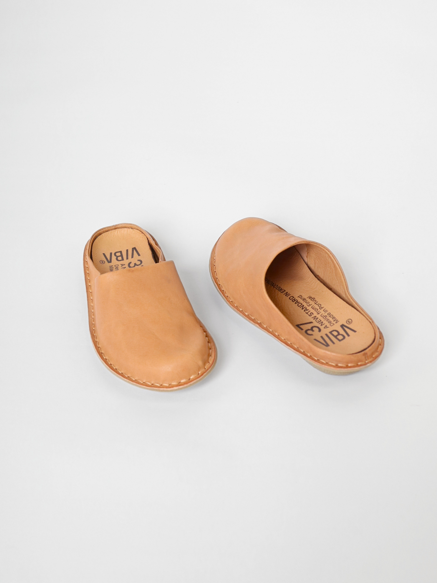 Roma Leather Fawn Tan Women's Shoes VIBAe