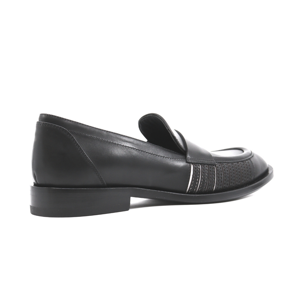 Women's fashion loafer made in Italy DIVER NERO by INK