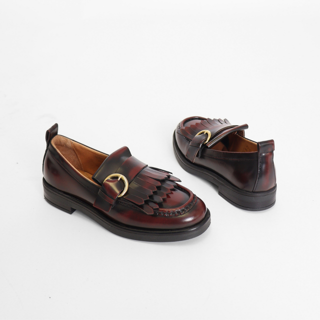 Matilda Polido Bordeaux Women's Shoes Loafers Pavement