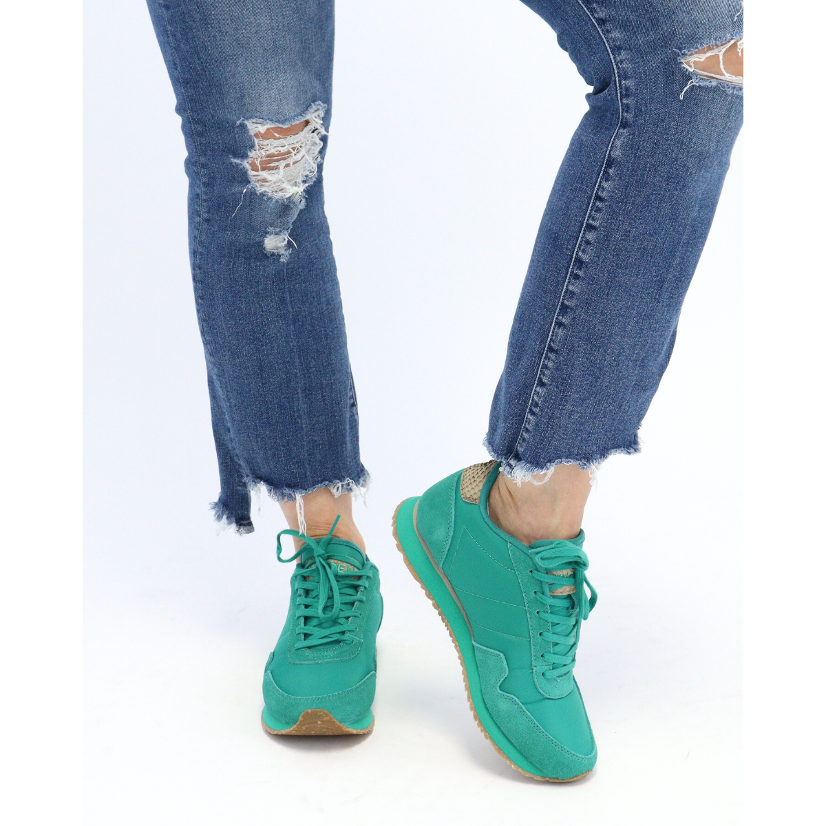 NORA III EMERALD Women's Sneakers Woden    